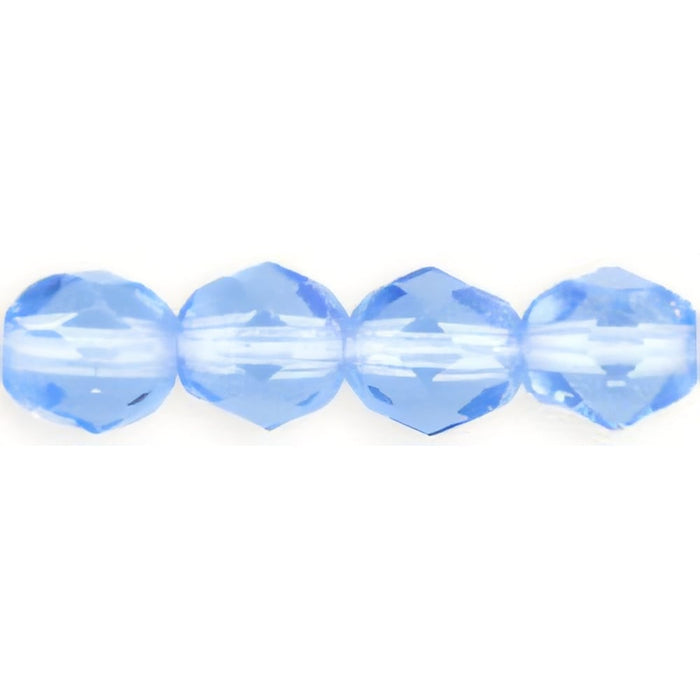 Czech Fire-Polish 6mm Lt Sapphire (25pcs)
