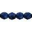 Czech Firepolish 6mm Opaque Navy Blue (25pcs)