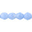 Czech Firepolish 6mm Lt Blue Coral (25pcs)