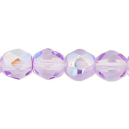 Czech Firepolish 6mm Coated - Lavender AB (25pcs)