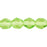 Czech Fire-Polish 6mm Lime Green (25pcs)