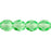 Czech Fire-Polish 6mm Peridot (25pcs)