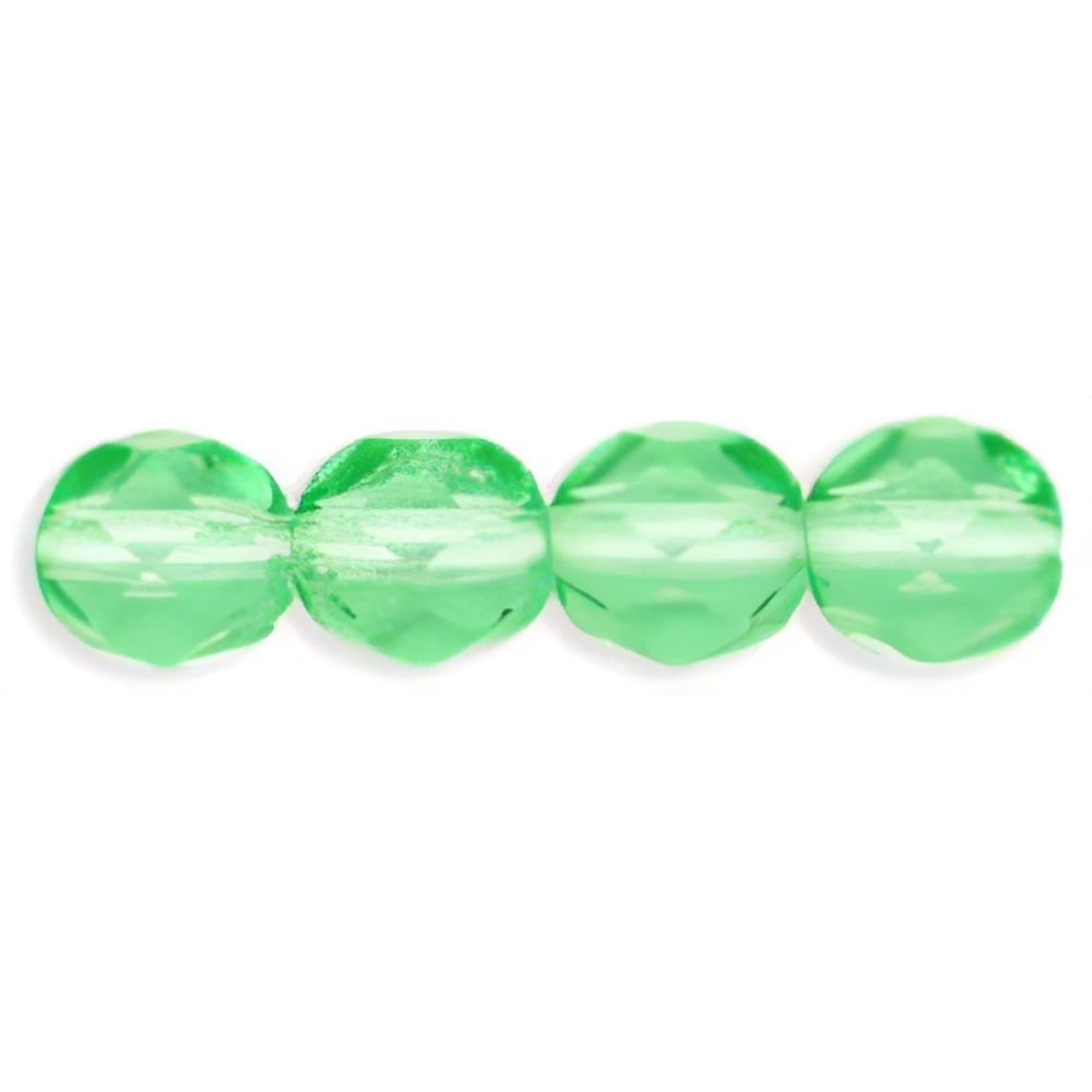 Czech Fire-Polish 6mm Dk Peridot (25pcs)