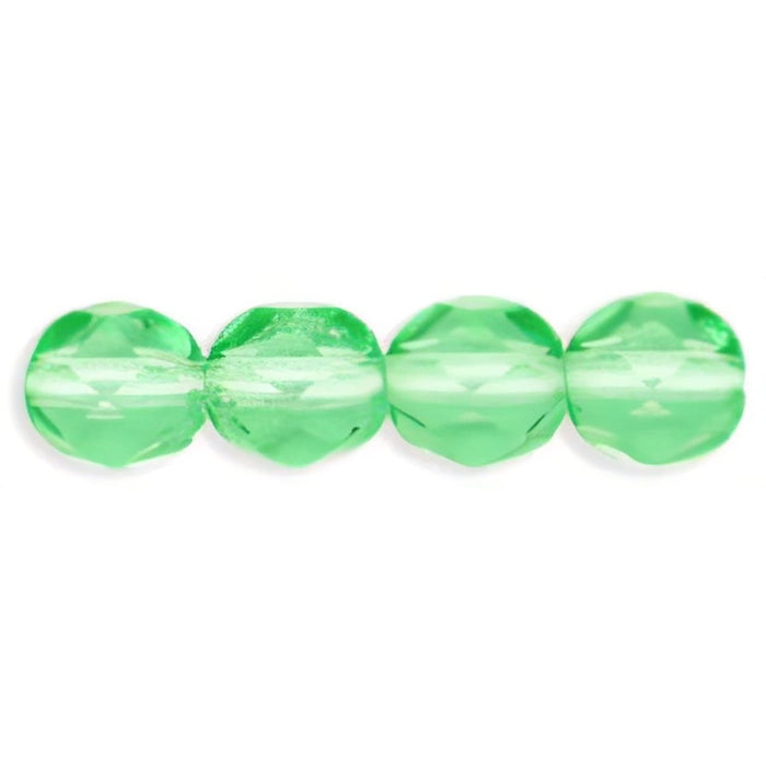 Czech Fire-Polish 6mm Dk Peridot (25pcs)