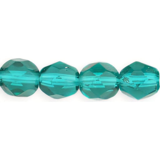 Czech Fire-Polish 6mm Emerald (25pcs)