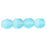 Czech Firepolish 6mm Milky Aquamarine (25pcs)
