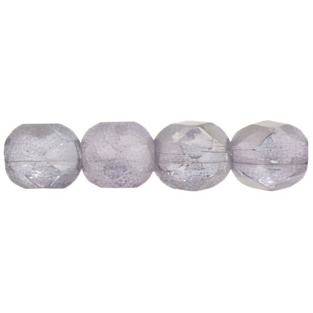 Czech Firepolish 6mm Luster - Stone Gray (25pcs)
