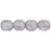 Czech Firepolish 6mm Luster - Stone Gray (25pcs)