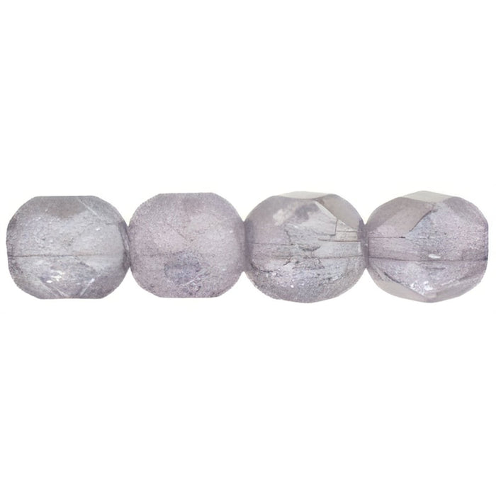 Czech Firepolish 6mm Luster - Stone Gray (25pcs)