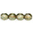 Czech Firepolish 6mm Luster - Transparent Green (25pcs)
