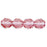 Czech Fire-Polish 6mm French Rose (25pcs)