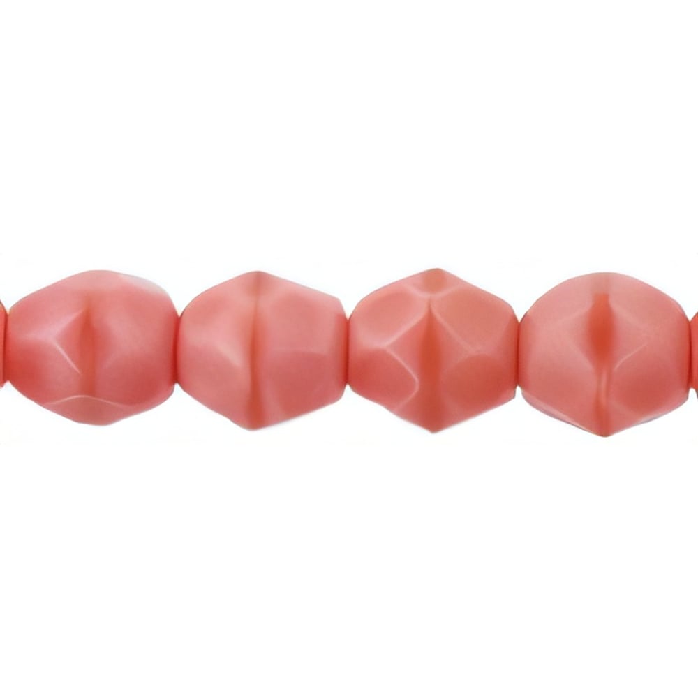 Czech Firepolish 6mm Pink - Coral (25pcs)
