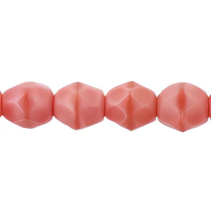 Czech Firepolish 6mm Pink - Coral (25pcs)