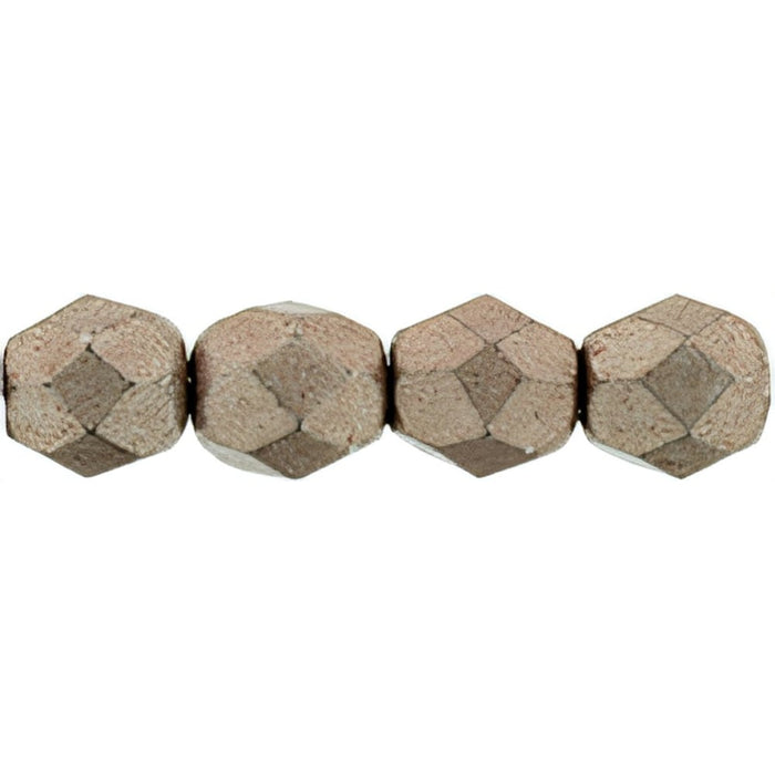 Czech Firepolish 6mm ColorTrends: Saturated Metallic Pale Dogwood (25pcs)