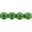 Czech Firepolish 6mm ColorTrends: Saturated Metallic Kale (25pcs)
