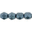 Czech Firepolish 6mm ColorTrends: Saturated Metallic Niagara (25pcs)