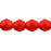 Czech Fire-Polish 6mm Opaque Red (25pcs)