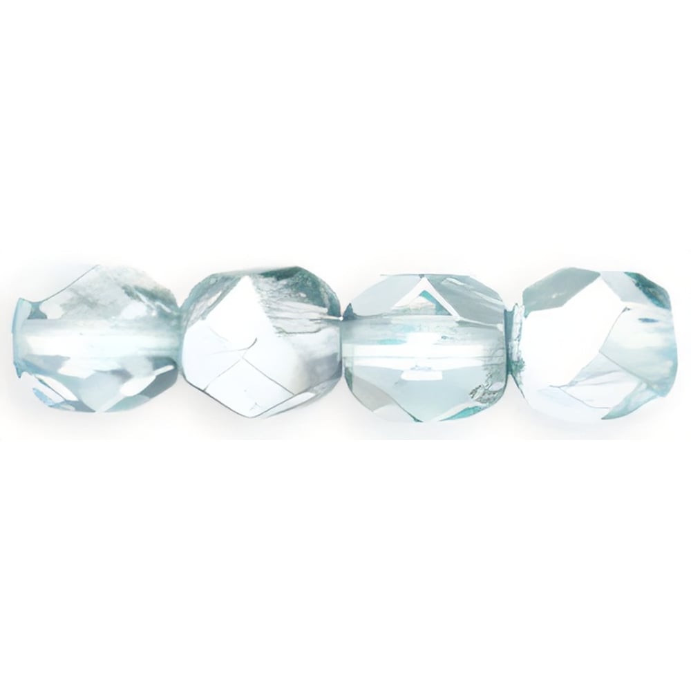 Czech Firepolish 6mm Lt Ocean Green (75pcs)