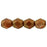 Czech Fire-Polish 6mm Bronze – Hyacinth  (25pcs)