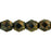 Czech Fire-Polish 6mm Jet - Bronze Picasso (25pcs)
