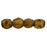 Czech Fire-Polish 6mm Topaz - Stone Copper Picasso (25pcs)