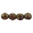 Czech Fire-Polish 6mm Amethyst - Stone Copper Picasso (25pcs)