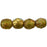 Czech Fire-Polish 6mm Olivine - Stone Copper Picasso (25pcs)