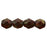 Czech Fire-Polish 6mm Oxblood - Stone Copper Picasso (25pcs)
