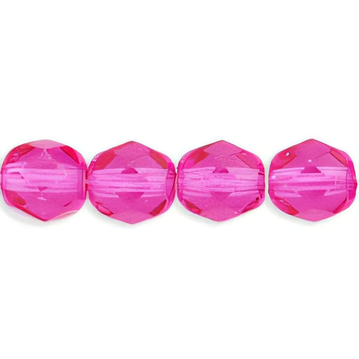 Czech Pearl Coat - Fire-Polish 6mm Coated - Violet (100pcs)