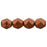Czech Fire-Polish 6mm Matte - Metallic Antique Copper (25pcs)
