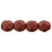 Czech Fire-Polish 6mm Matte - Metallic Lava (25pcs)