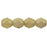 Czech Fire-Polish 6mm Sueded Gold Smoky Topaz (25pcs)