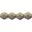 Czech Fire-Polish 6mm Sueded Gold Tanzanite (25pcs)