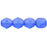Czech Fire-Polish 6mm Sueded Gold Sapphire (25pcs)