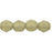 Czech Fire-Polish 6mm Sueded Gold Black Diamond (25pcs)