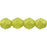 Czech Fire-Polish 6mm Sueded Gold Olivine (25pcs)