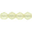Czech Fire-Polish 6mm Sueded Gold Jonquil (25pcs)