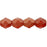 Czech Fire-Polish 6mm Sueded Gold Ruby (25pcs)