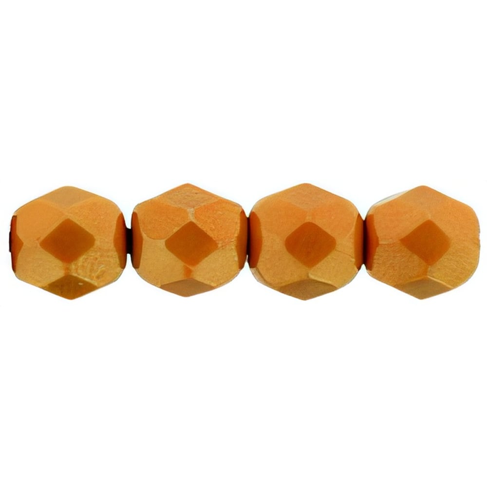 Czech Firepolish 6mm Halo Ethereal - Sandalwood (25pcs)