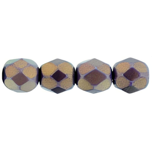 Czech Firepolish 6mm Halo Ethereal - Regal (25pcs)