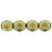 Czech Firepolish 6mm Halo Ethereal - Linen (25pcs)