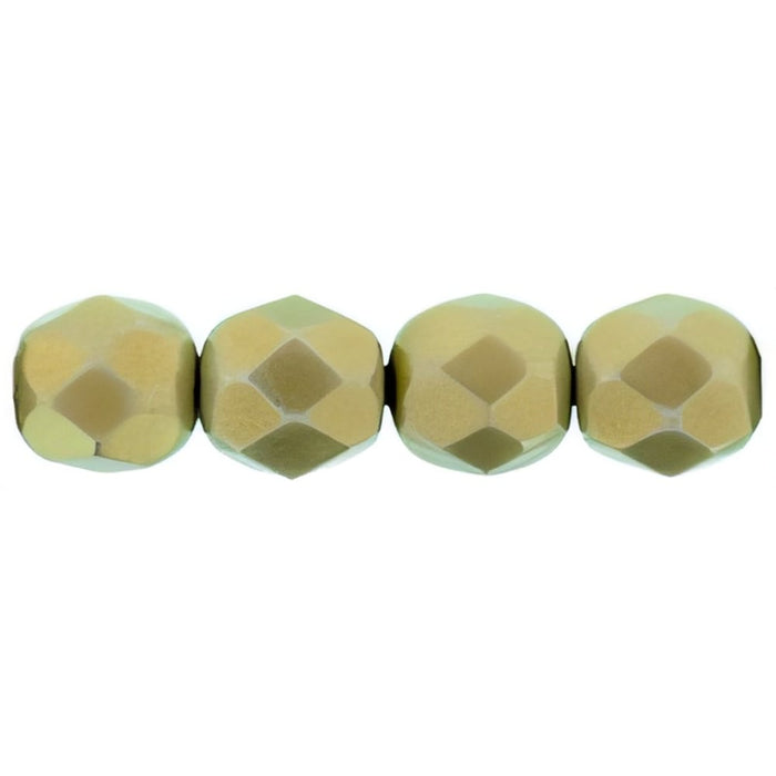 Czech Firepolish 6mm Halo Ethereal - Linen (25pcs)