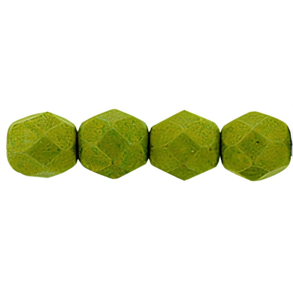 Czech Fire-Polish 6mm Pacifica - Avocado (25pcs)