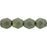 Czech Fire-Polish 6mm Pacifica - Poppy Seed (25pcs)