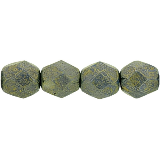 Czech Fire-Polish 6mm Pacifica - Poppy Seed (25pcs)