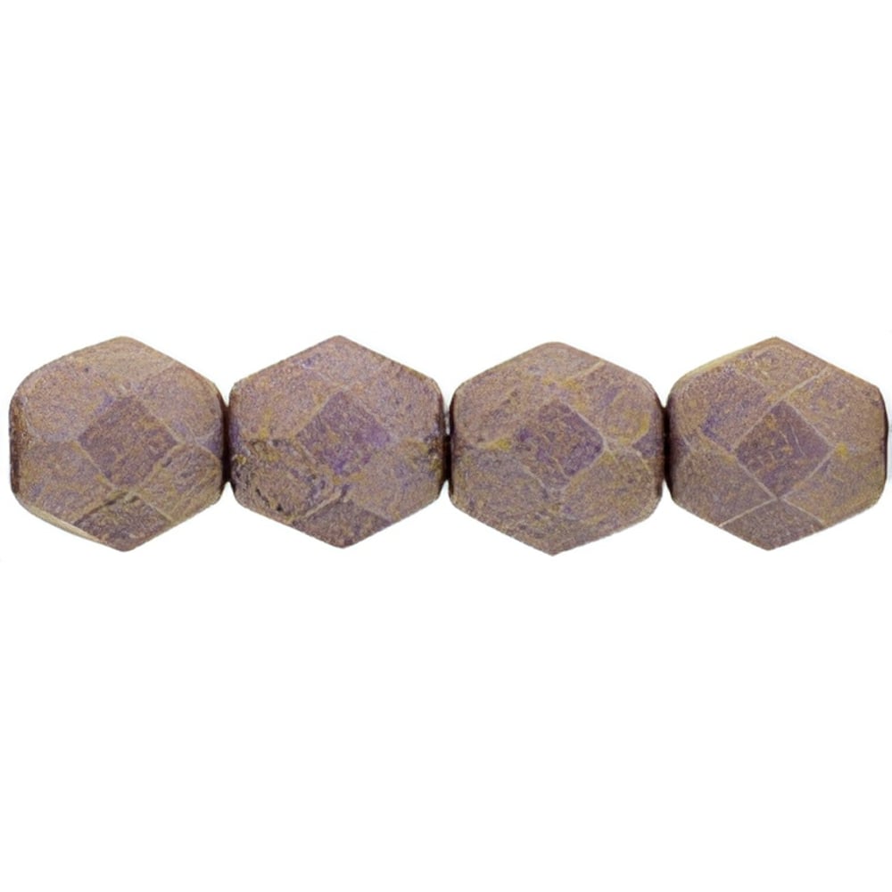Czech Fire-Polish 6mm Pacifica - Fig (25pcs)
