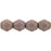 Czech Fire-Polish 6mm Pacifica - Fig (25pcs)