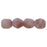 Czech Fire-Polish 6mm Marbled Pink - Stone Picasso (25pcs)