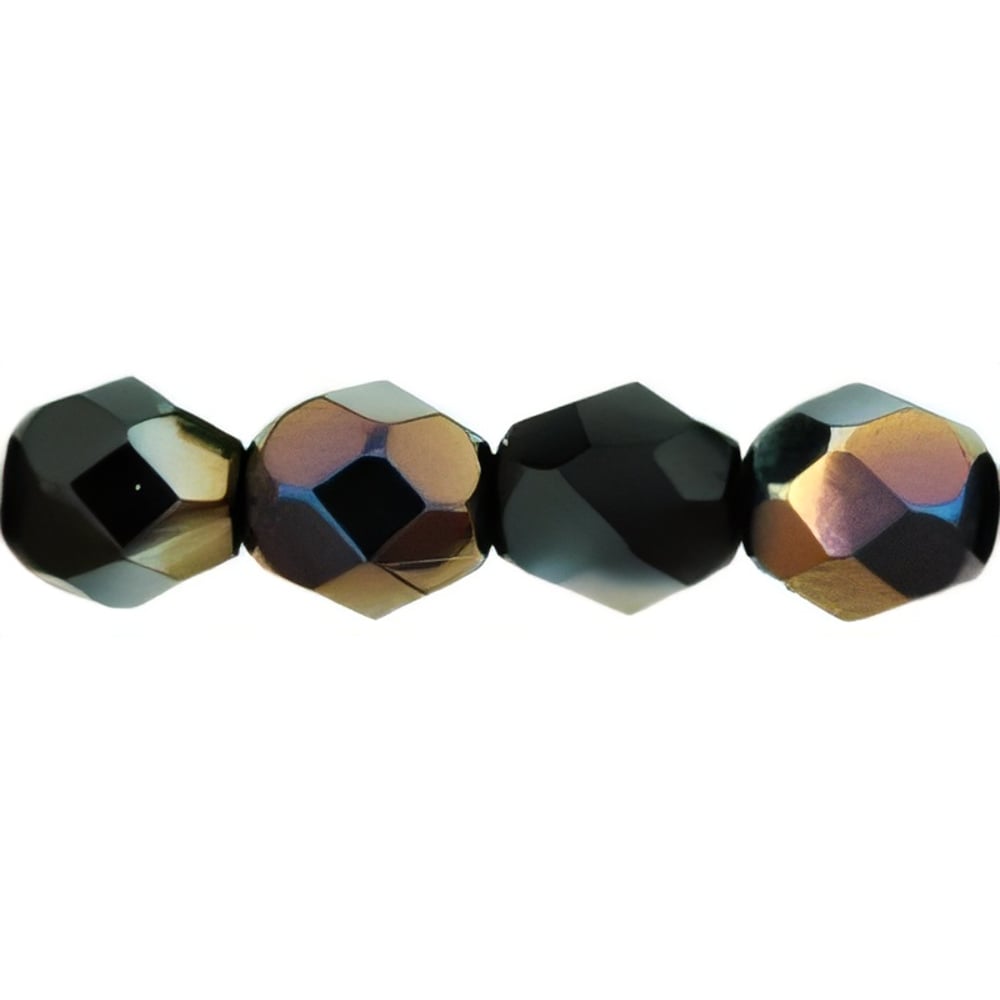 Czech Fire-Polish 6mm Twilight - Jet (25pcs)