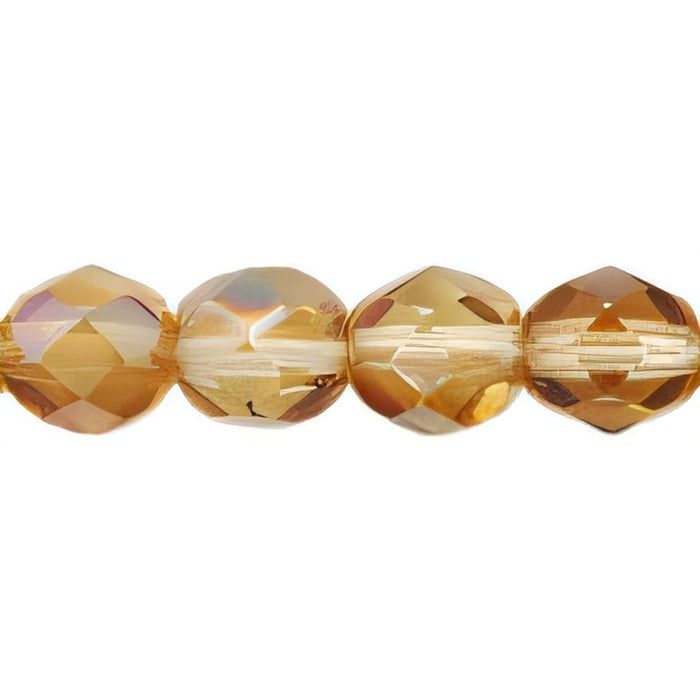 Czech Fire-Polish 6mm Lt Topaz - Celsian (25pcs)